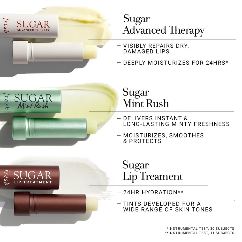 NEW Fresh Sugar Advanced Therapy Lip Balm 0.07oz Travel Sized - Picture 2 of 8